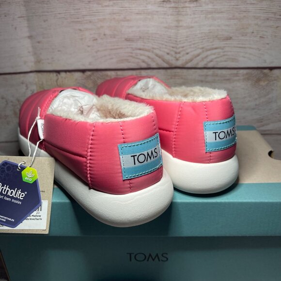TOMS Alpargata Mallow Tea Rose Woven Slip-on Shoes Size 7.5 NEW In Box - Picture 4 of 7